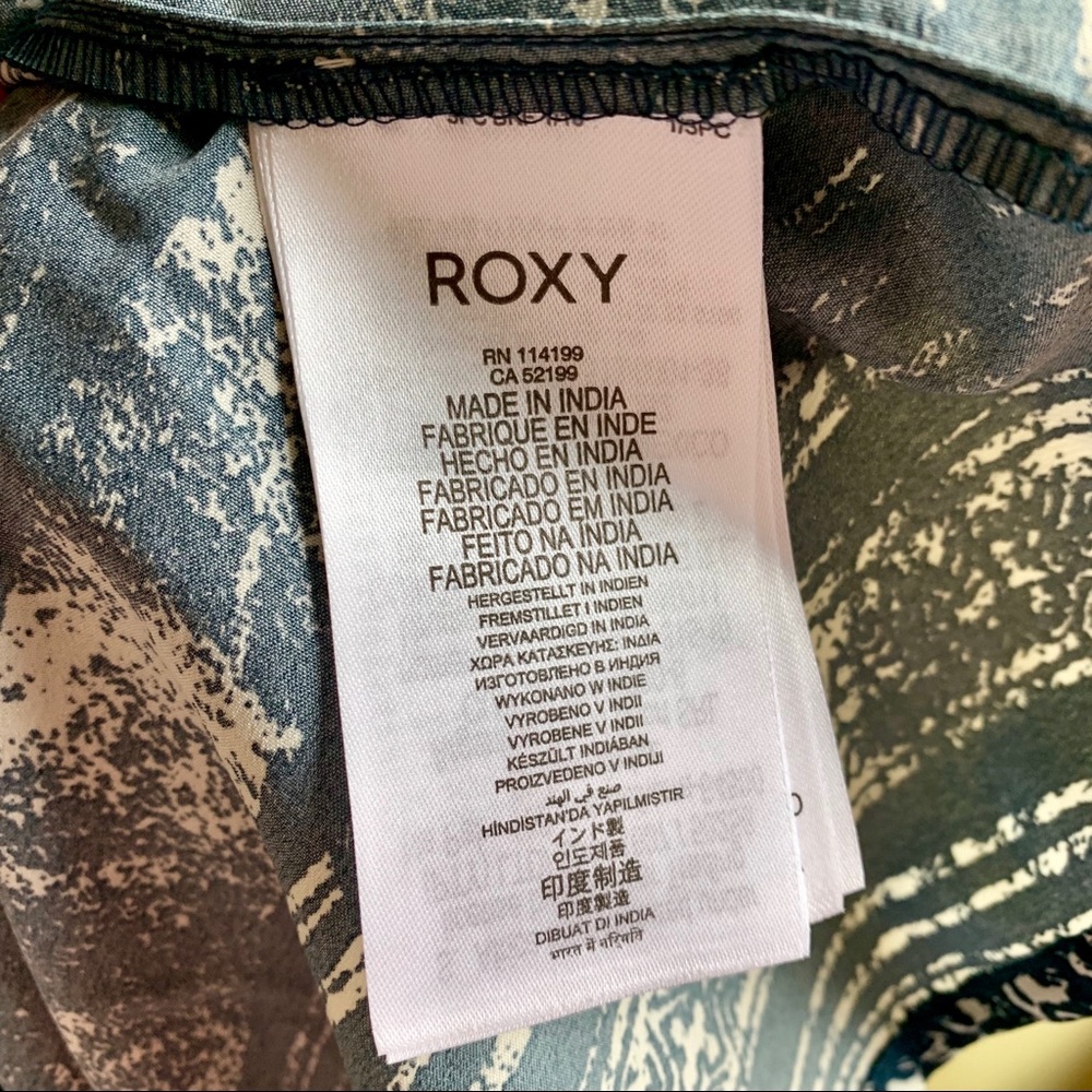 🏄🏼‍♀️{Roxy} Blue Pattern Mini Dress🌊 - Picture 6 of 6